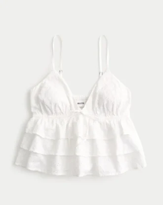 Blusa fácil con volantes