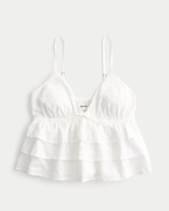 Blusa fácil con volantes Blusa fácil con volantes