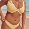 Braguita de bikini acanalada