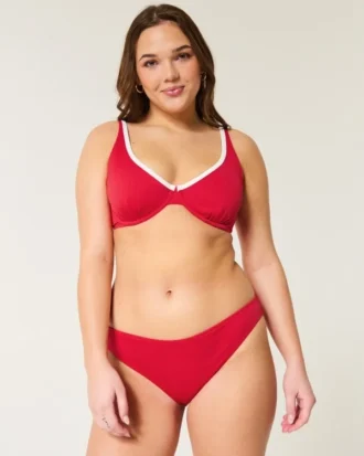 Braguita de bikini acanalada