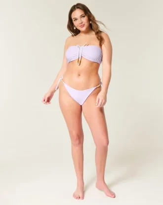Braguita de bikini atrevida con lazo lateral reversible