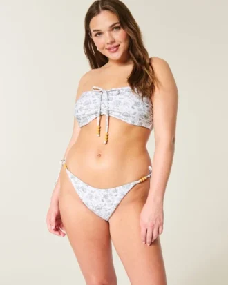 Braguita de bikini atrevida con lazo lateral reversible