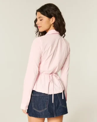 Camisa con encaje y botones