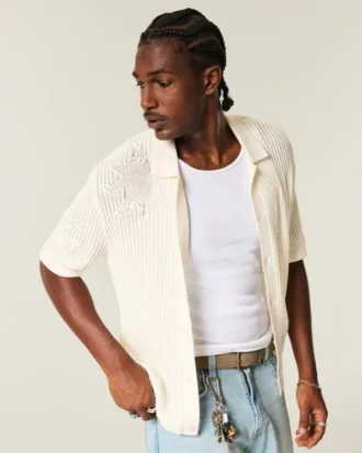 Camisa de manga corta tipo jersey