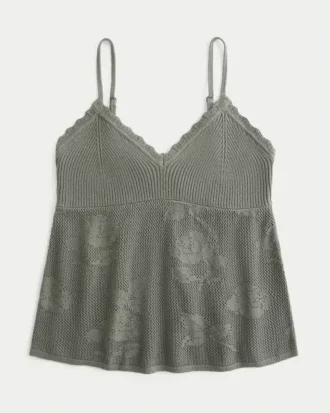 Camiseta babydoll con cuello halter y estilo bordado fácil