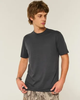 Camiseta clásica de cuello redondo