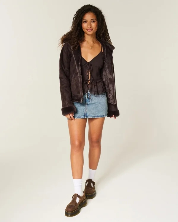 Camiseta con volantes de gasa Camiseta con volantes de gasa