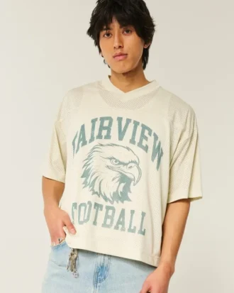 Camiseta corta con estampado de fútbol Fairview