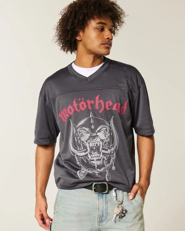 Camiseta corta con estampado Motörhead Camiseta corta con estampado Motörhead