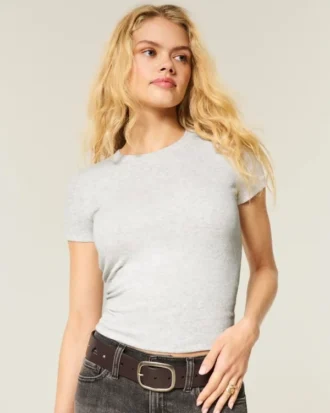 Camiseta de cuello redondo