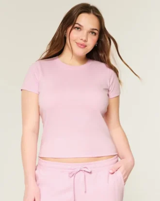 Camiseta de cuello redondo