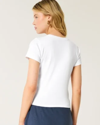 Camiseta de cuello redondo