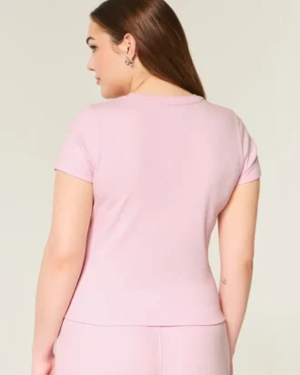 Camiseta de cuello redondo