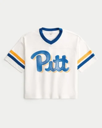 Camiseta de fútbol americano con gráfico de los Panthers de la Universidad de Pittsburgh