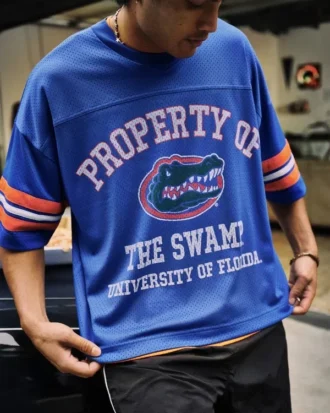 Camiseta de fútbol con estampado de los Gators de la Universidad de Florida Camiseta de fútbol con estampado de los Gators de la Universidad de Florida