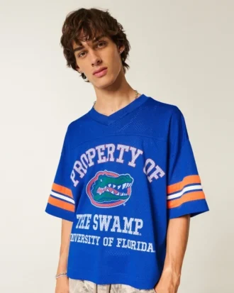 Camiseta de fútbol con estampado de los Gators de la Universidad de Florida Camiseta de fútbol con estampado de los Gators de la Universidad de Florida