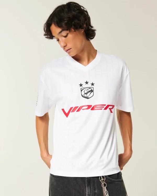 Camiseta de fútbol con estampado Dodge Viper Camiseta de fútbol con estampado Dodge Viper