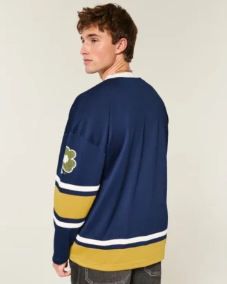 Camiseta de hockey con estampado de los Fighting Irish de la Universidad de Notre Dame Camiseta de hockey con estampado de los Fighting Irish de la Universidad de Notre Dame