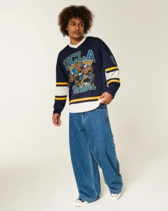Camiseta de hockey con gráfico de los UCLA Bruins