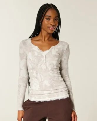 Camiseta de manga larga Icon Henley