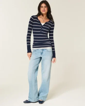 Camiseta de manga larga Icon Henley