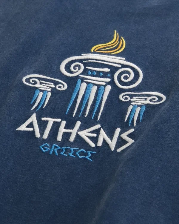 Camiseta gráfica Athens de corte cuadrado y tejido grueso Camiseta gráfica Athens de corte cuadrado y tejido grueso