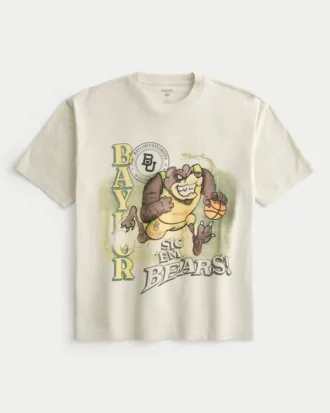 Camiseta gráfica Boxy Baylor University Bears