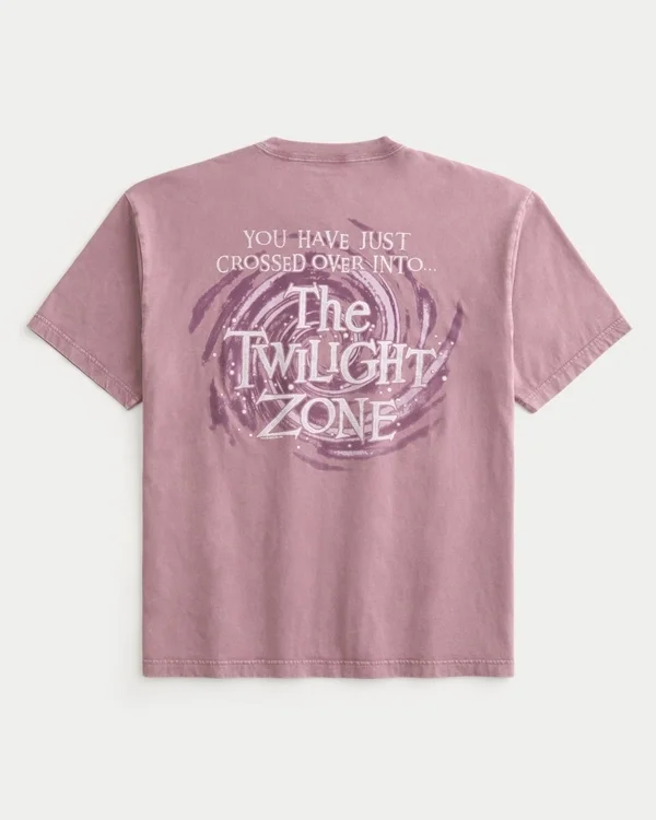 Camiseta gráfica Boxy Cotton The Twilight Zone Camiseta gráfica Boxy Cotton The Twilight Zone