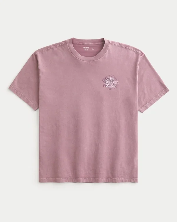 Camiseta gráfica Boxy Cotton The Twilight Zone Camiseta gráfica Boxy Cotton The Twilight Zone