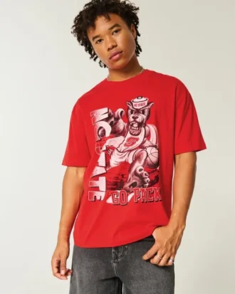 Camiseta gráfica Boxy NC State Wolfpack