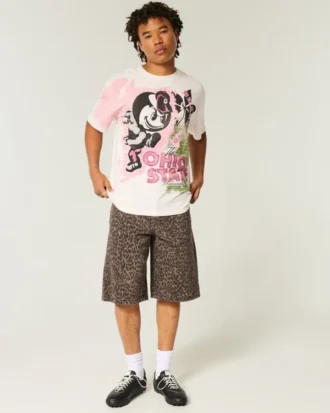 Camiseta gráfica Boxy Ohio State Buckeyes