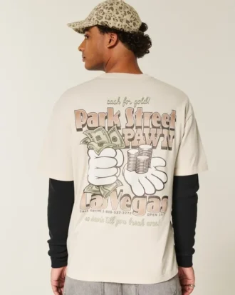 Camiseta gráfica Boxy Park Street Pawn