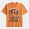 Camiseta gráfica Boxy University of Texas Longhorns Camiseta gráfica Boxy University of Texas Longhorns