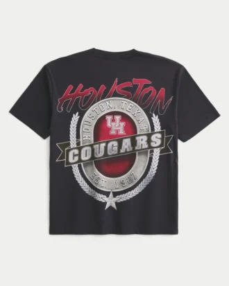 Camiseta gráfica cuadrada de los Cougars de la Universidad de Houston