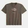 Camiseta gráfica McLaren de algodón cuadrada Camiseta gráfica McLaren de algodón cuadrada