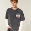 Camiseta gráfica oversize de Hollister x Taco Bell Camiseta gráfica oversize de Hollister x Taco Bell