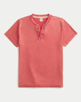 Camiseta Henley de manga corta Vault Release