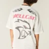 Camiseta holgada Dodge Hellcat con estampado gráfico Camiseta holgada Dodge Hellcat con estampado gráfico