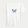 Camiseta para bebé con estampado de mariposas Camiseta para bebé con estampado de mariposas