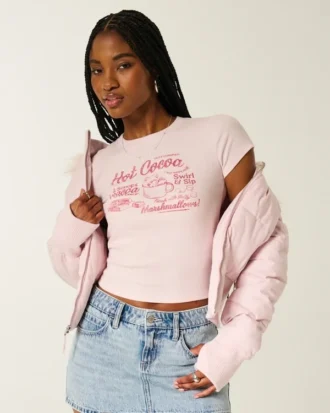 Camiseta para bebé con estampado Hot Cocoa