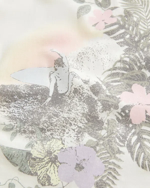 Camiseta sin mangas con estampado surf de Easy Trend Camiseta sin mangas con estampado surf de Easy Trend