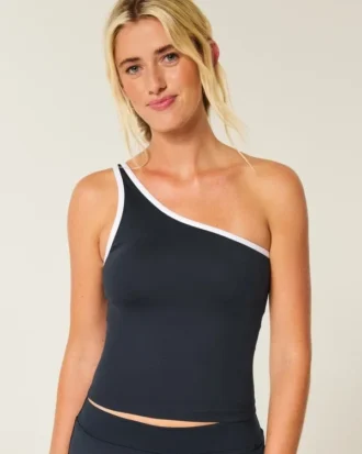 Camiseta sin mangas con un solo hombro Active Recharge de Gilly Hicks Camiseta sin mangas con un solo hombro Active Recharge de Gilly Hicks