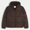 Chaqueta acolchada con capucha y forro de piel sintética Chaqueta acolchada con capucha y forro de piel sintética