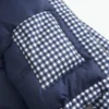 Chaqueta acolchada con estampado y cremallera
