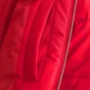 Chaqueta acolchada con estampado y cremallera