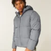 Chaqueta acolchada con forro de piel sintética Chaqueta acolchada con forro de piel sintética