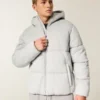 Chaqueta acolchada Hollister Feel Good Fleece