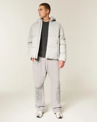 Chaqueta acolchada Hollister Feel Good Fleece