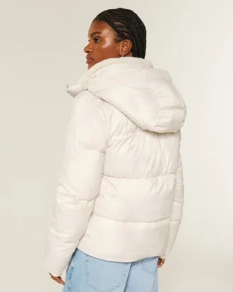 Chaqueta acolchada para todo tipo de clima con forro de piel sintética