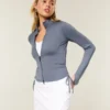 Chaqueta con cremallera y lazo lateral Active Recharge de Gilly Hicks Chaqueta con cremallera y lazo lateral Active Recharge de Gilly Hicks